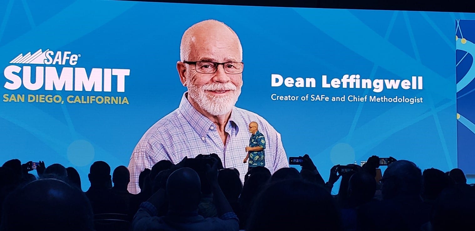 Dean Leffingwell, co-founder of Scaled Agile and the Chief Methodologist.