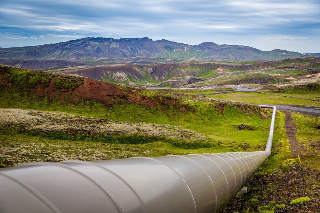 Pipeline in the countryside
