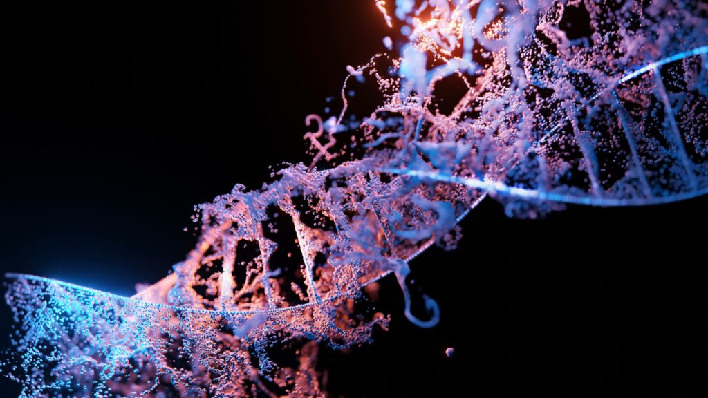 stylized DNA strand