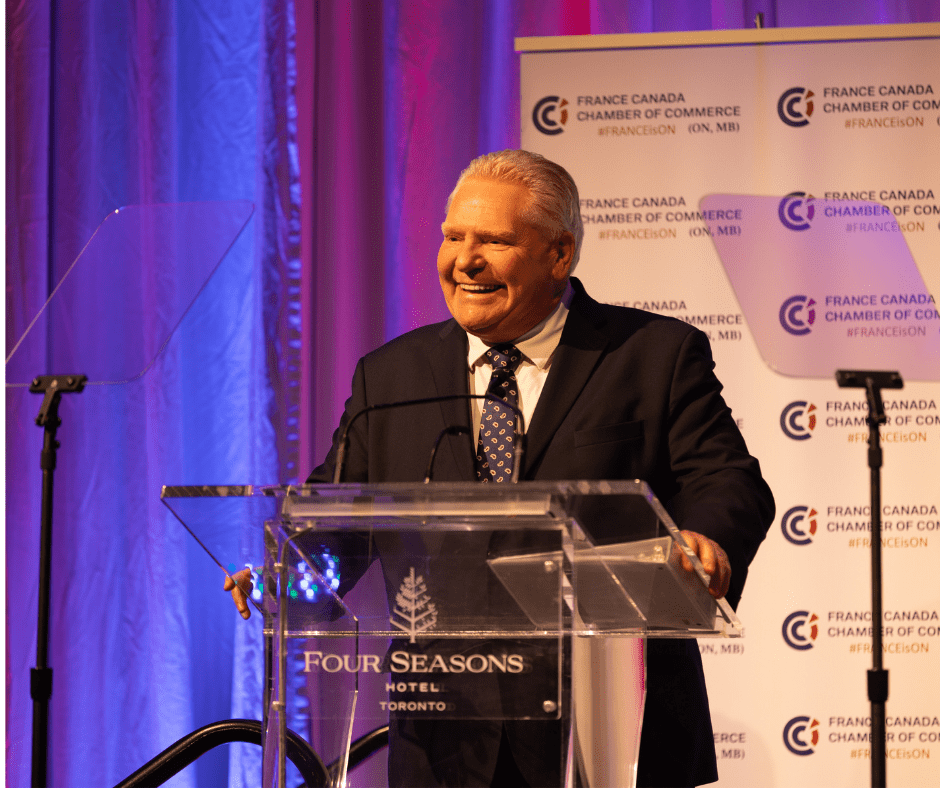 Doug Ford, premier ministre de l'ontario - discours lors de la FCCO