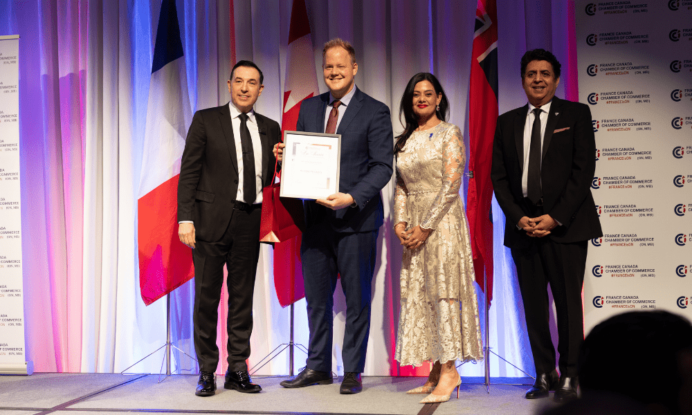 MIGSO-PCUBED Canada Receives the Best French Presence Award at the FCCCO Gala 2026